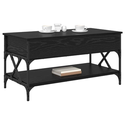 Kaffeebord Svart Ek 100 x 50 x 50 cm Konstruerat trä