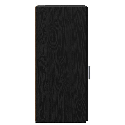 Sideboard med låda Svart ek 45 x 42,5 x 93 cm Konstruerat trä