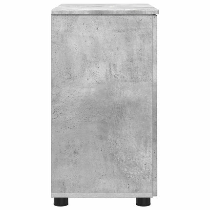 Badrumsskåp Betonggrå 61 x 35 x 64 cm Konstruerat trä, Metall