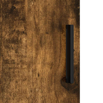 Badrumsskåp Rökt ek 61 x 35 x 64 cm Konstruerat trä, Metall