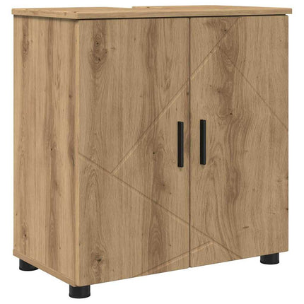 Badrumsskåp Artisan Ek 61 x 35 x 64 cm Konstruerat trä & Metall