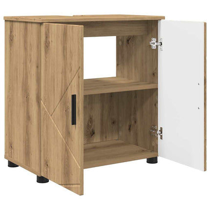 Badrumsskåp Artisan Ek 61 x 35 x 64 cm Konstruerat trä & Metall