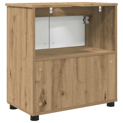 Badrumsskåp Artisan Ek 61 x 35 x 64 cm Konstruerat trä & Metall