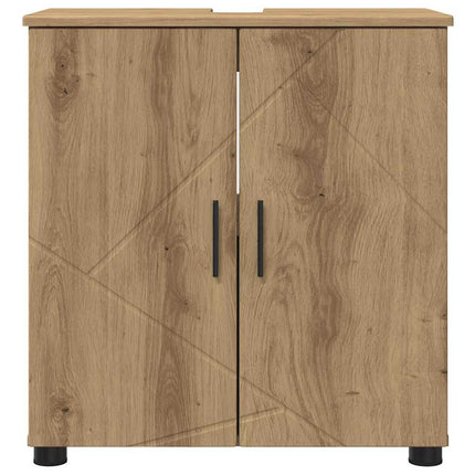 Badrumsskåp Artisan Ek 61 x 35 x 64 cm Konstruerat trä & Metall