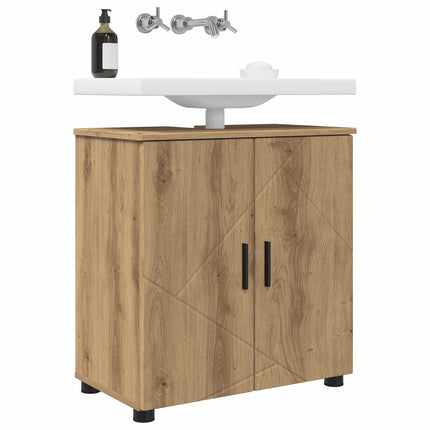 Badrumsskåp Artisan Ek 61 x 35 x 64 cm Konstruerat trä, Metall