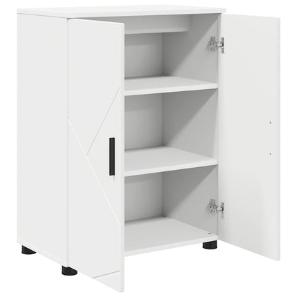 Badrumsskåp Vit 60 x 35 x 80 cm Konstruerat trä & Metall