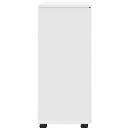 Badrumsskåp Vit 60 x 35 x 80 cm Konstruerat trä & Metall