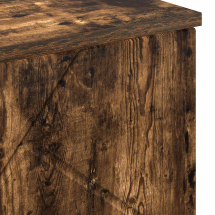 Badrumsskåp Rökt ek 60 x 35 x 80 cm Konstruerat trä, Metall