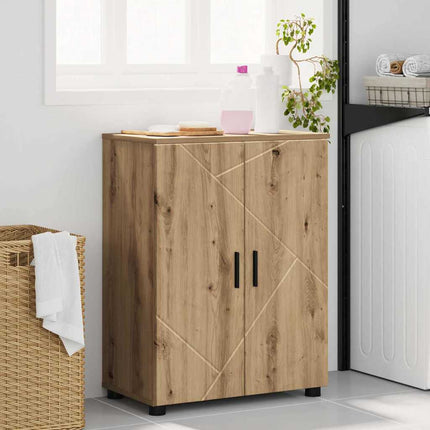 Badrumsskåp Artisan Ek 60 x 35 x 80 cm Konstruerat trä & Metall