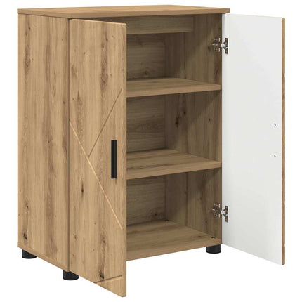 Badrumsskåp Artisan Ek 60 x 35 x 80 cm Konstruerat trä & Metall