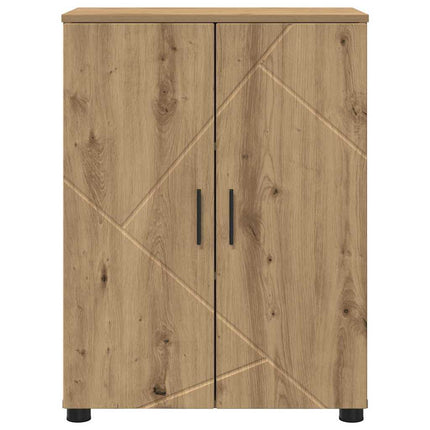 Badrumsskåp Artisan Ek 60 x 35 x 80 cm Konstruerat trä & Metall