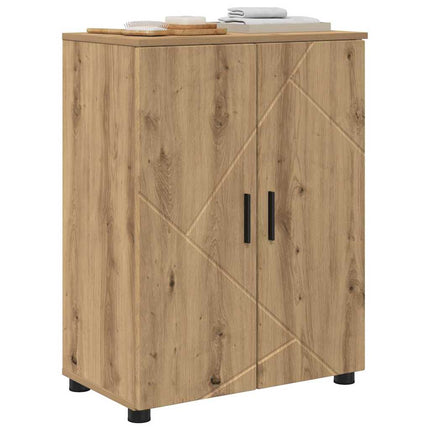 Badrumsskåp Artisan Ek 60 x 35 x 80 cm Konstruerat trä & Metall