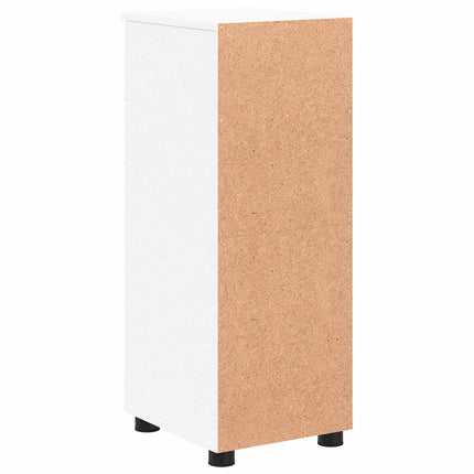 Badrumsskåp Vit 30 x 35 x 80 cm Konstruerat trä, Metall