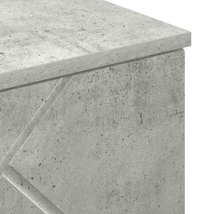 Badrumsskåp Betonggrå 30 x 31,5 x 61 cm Konstruerat trä, Metall