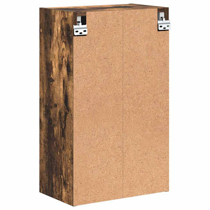 Badrumsskåp Rökt ek 30 x 31,5 x 61 cm Konstruerat trä & Metall