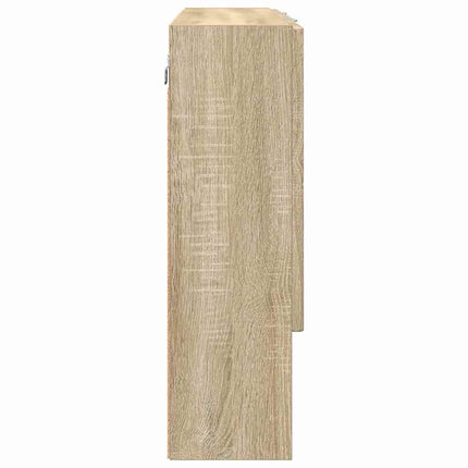 Spegelskåp med dörr Sonoma-ek 80 x 17 x 55 cm Konstruerat trä