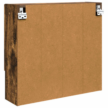 Spegelskåp Rökt ek 59 x 17 x 55 cm Konstruerat trä
