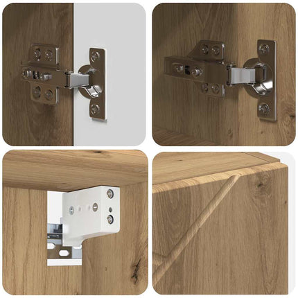 Spegelskåp Artisan Ek 59 x 17 x 55 cm Konstruerat trä