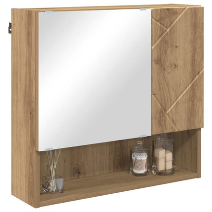 Spegelskåp Artisan Ek 59 x 17 x 55 cm Konstruerat trä