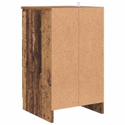 Nattduksbord Gammalt trä 38 x 38 x 66 cm Konstruerat trä
