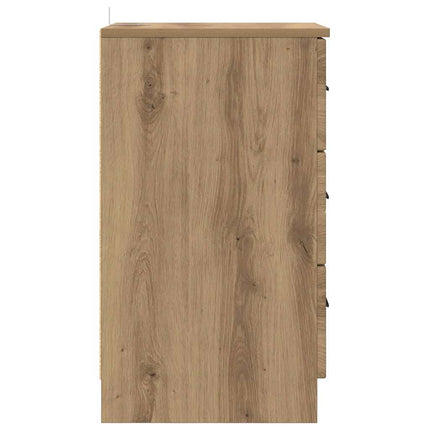 Nattduksbord artisan ek 38 x 38 x 66 cm Konstruerat trä