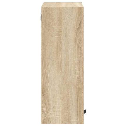 Badrumsskåp Väggmonterad med dörr Sonoma-ek 39 x 23,5 x 65 cm