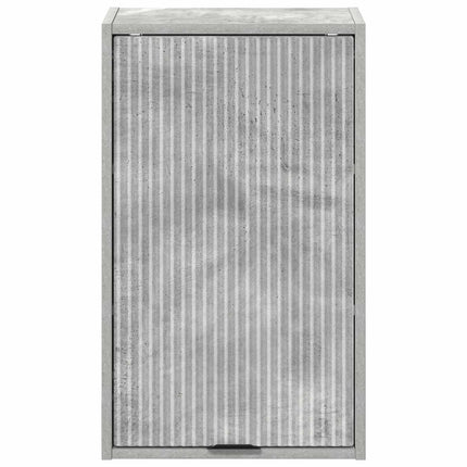Badrumsskåp Betonggrå 39 x 23,5 x 65 cm Konstruerat trä, Metall