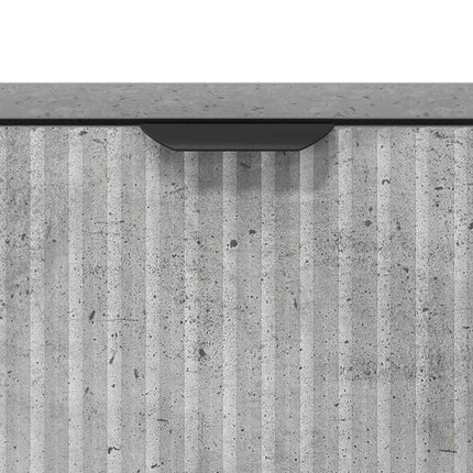 Badrumsskåp Betonggrå 39,5 x 36 x 88 cm Konstruerat trä, Metall