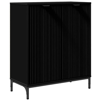Sideboard Svart 69,5 x 33 x 82 cm Konstruerat trä