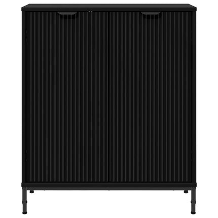 Sideboard Svart 69,5 x 33 x 82 cm Konstruerat trä