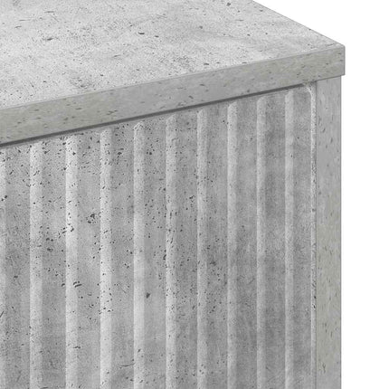 Sideboard Betonggrå 69,5 x 33 x 82 cm Konstruerat trä