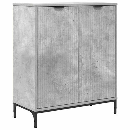 Sideboard Betonggrå 69,5 x 33 x 82 cm Konstruerat trä