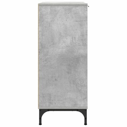 Sideboard Betonggrå 69,5 x 33 x 82 cm Konstruerat trä