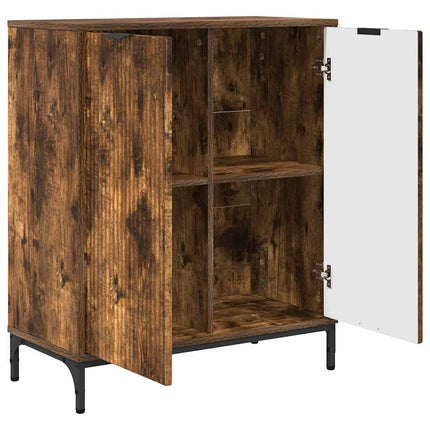 Sideboard Rökt ek 69,5 x 33 x 82 cm Konstruerat trä