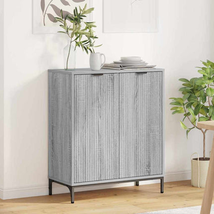 Sideboard Grå Sonoma 69,5 x 33 x 82 cm Konstruerat trä
