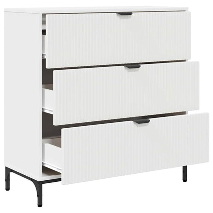 Sideboard Vit 79,5 x 33 x 82 cm Konstruerat trä