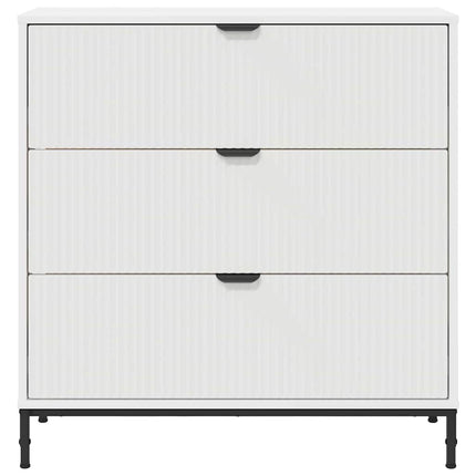 Sideboard Vit 79,5 x 33 x 82 cm Konstruerat trä