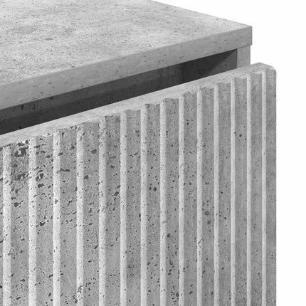 Sideboard Betonggrå 79,5 x 33 x 82 cm Konstruerat trä