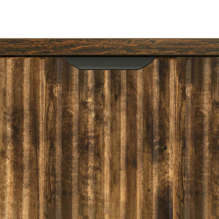 Sideboard Rökt ek 79,5 x 33 x 82 cm Konstruerat trä