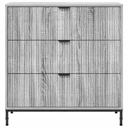 Sideboard Grå Sonoma 79,5 x 33 x 82 cm Konstruerat trä