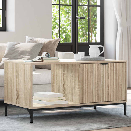 Kaffeebord Sonoma-ek 90 x 49 x 46 cm Konstruerat trä
