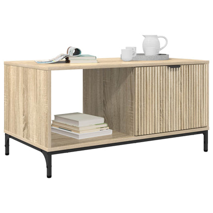 Kaffeebord Sonoma-ek 90 x 49 x 46 cm Konstruerat trä