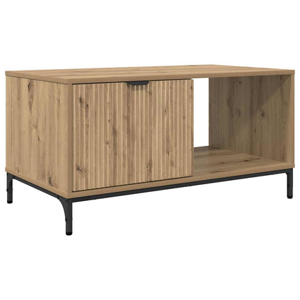 Kaffeebord med låda Artisan Ek 90 x 49 x 46 cm Konstruerat trä