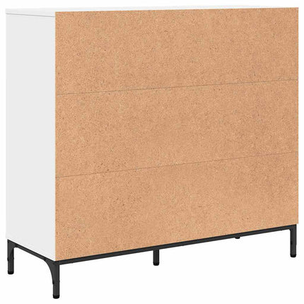 Sideboard Vit 89,5 x 33 x 82 cm Konstruerat trä