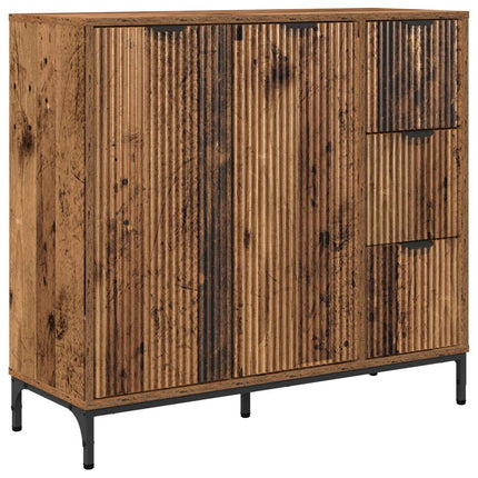 Sideboard Gammalt trä 89,5 x 33 x 82 cm Konstruerat trä