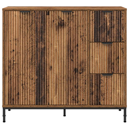 Sideboard Gammalt trä 89,5 x 33 x 82 cm Konstruerat trä