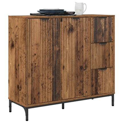 Sideboard Gammalt trä 89,5 x 33 x 82 cm Konstruerat trä