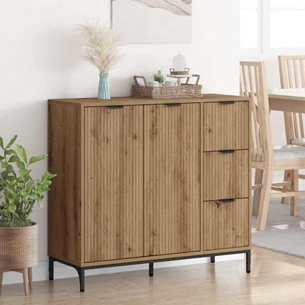 Sideboard Artisan Ek 89,5 x 33 x 82 cm Konstruerat trä