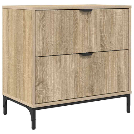 Sängbord med låda Sonoma ek 63.5 x 36 x 61 cm Konstruerat trä