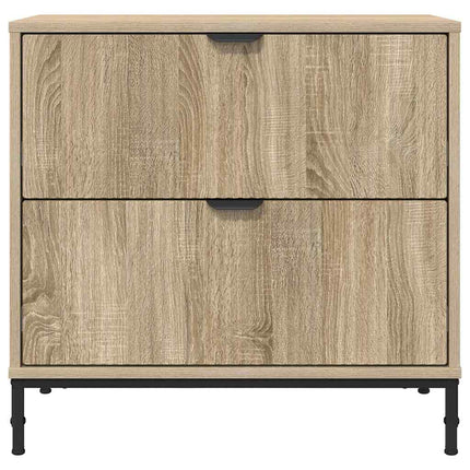 Sängbord med låda Sonoma ek 63.5 x 36 x 61 cm Konstruerat trä